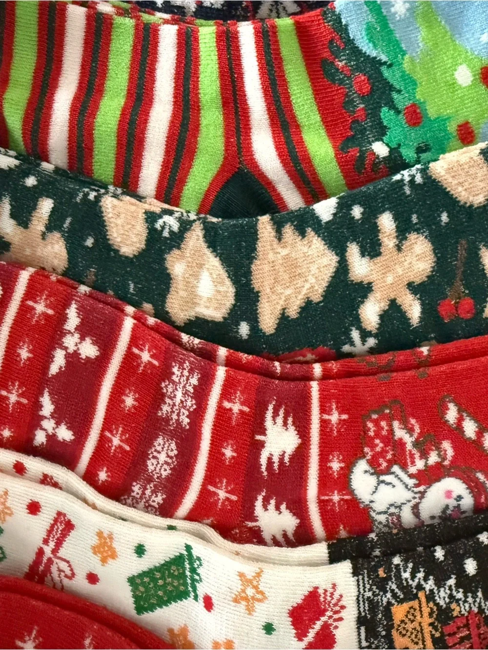 Festive Kids Crew Socks - Holiday Multicolor Pack